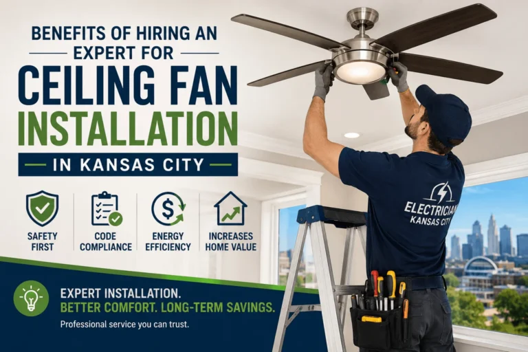 Benefits of Hiring an Expert for Ceiling Fan Installation in Kansas City