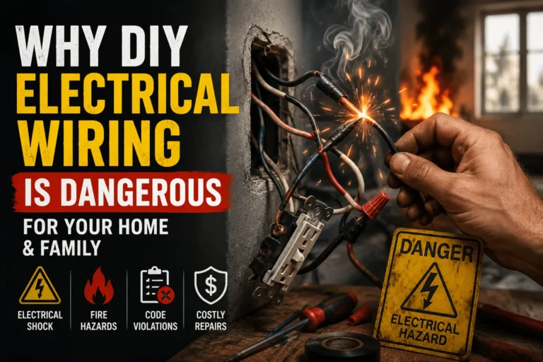 Why DIY Electrical Wiring Is Dangerous for Your Home & Family