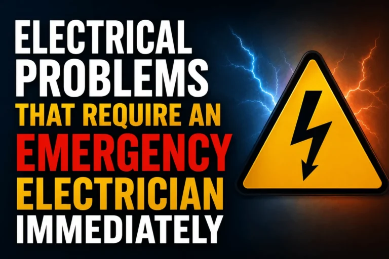 Electrical Problems That Require an Emergency Electrician Immediately
