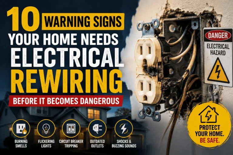 10 Warning Signs Your Home Needs Electrical Rewiring Before It Becomes Dangerous