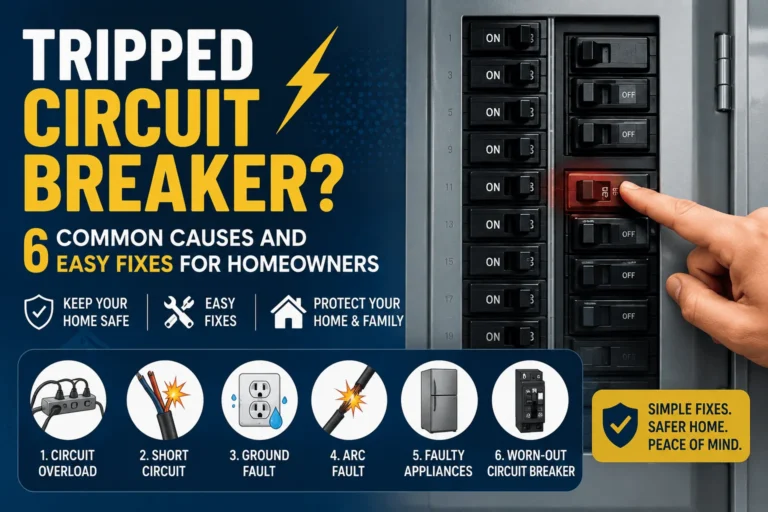Tripped Circuit Breaker? 6 Common Causes and Easy Fixes
